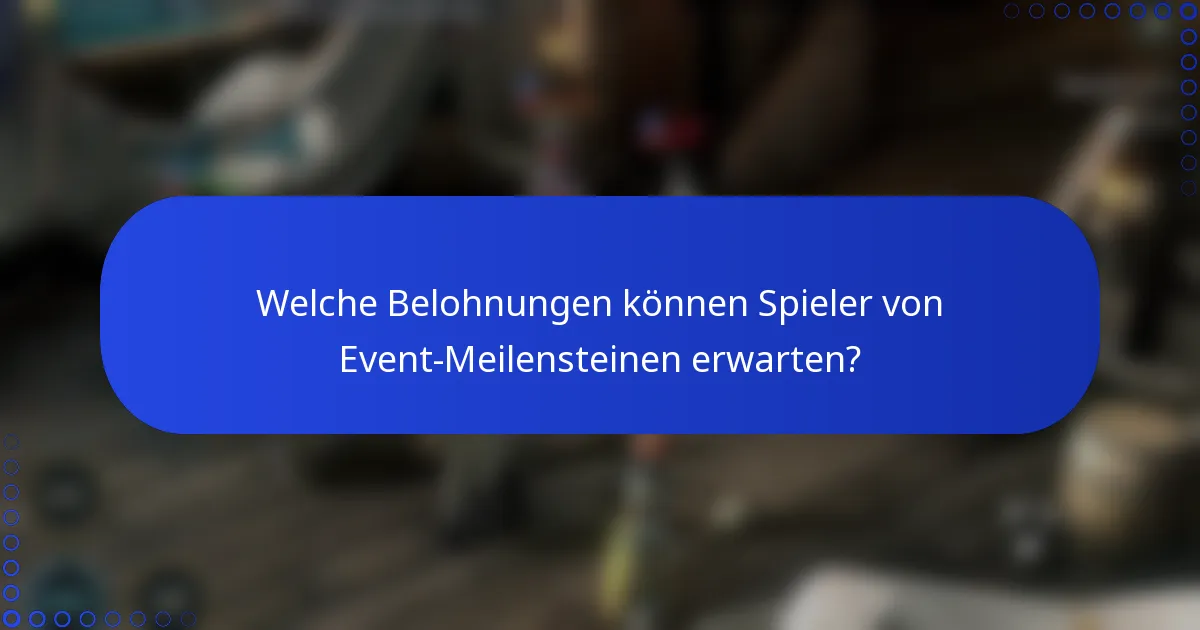Welche Belohnungen können Spieler von Event-Meilensteinen erwarten?